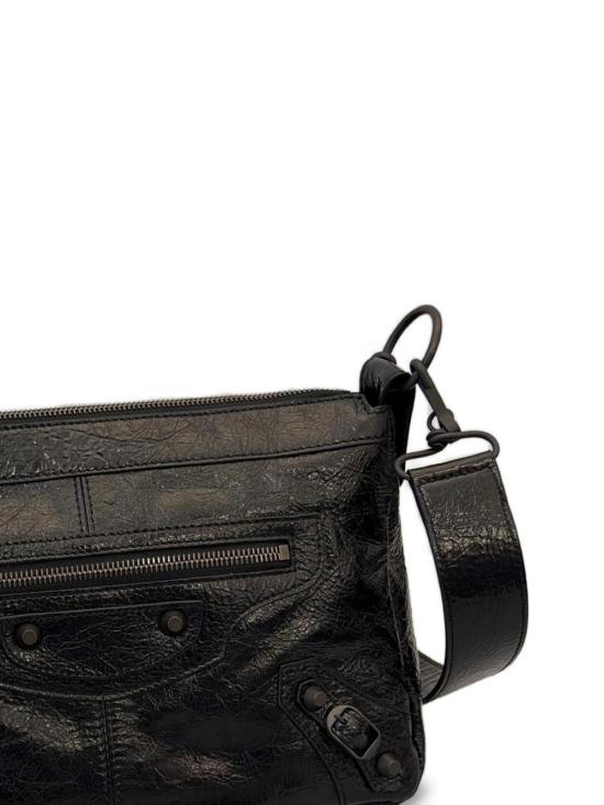 26FW 발렌시아가 르 시티 모토 스몰백 8660572ABEK 1000 BLACK - BALENCIAGA