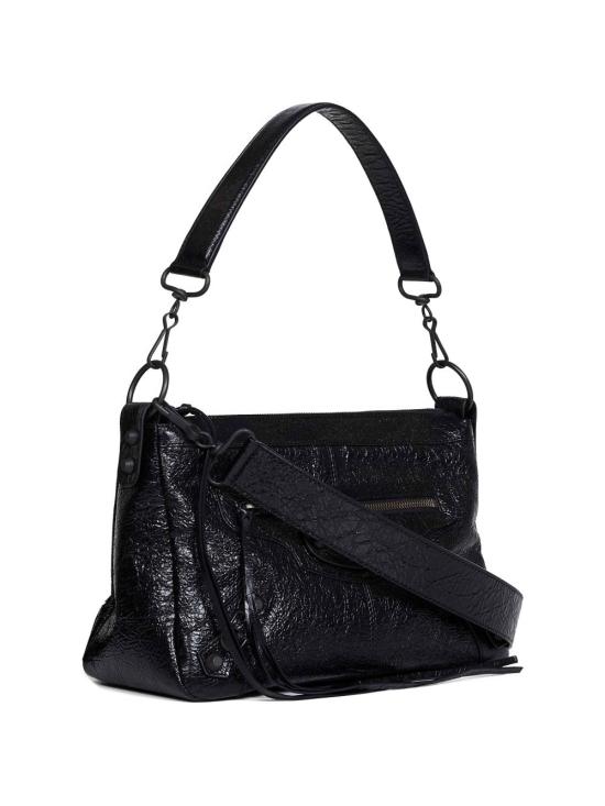 26FW 발렌시아가 르 시티 모토 스몰백 8660572ABEK 1000 BLACK - BALENCIAGA