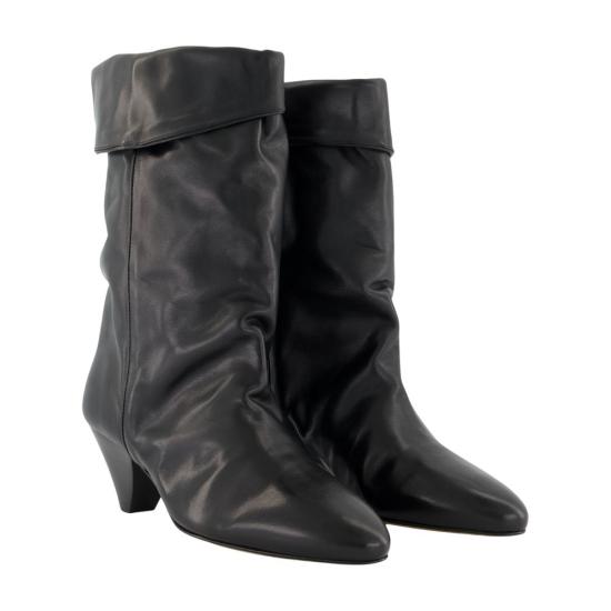 26FW 이자벨마랑 DALBY 달비 미들 부츠 BO0188FAC1A19S 01BK BLACK - ISABEL MARANT