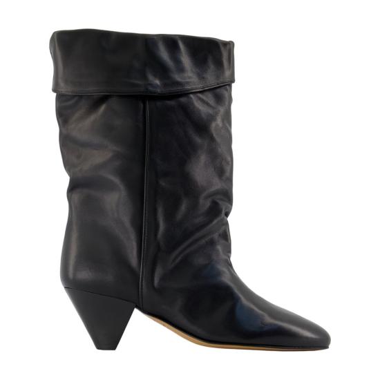 26FW 이자벨마랑 DALBY 달비 미들 부츠 BO0188FAC1A19S 01BK BLACK