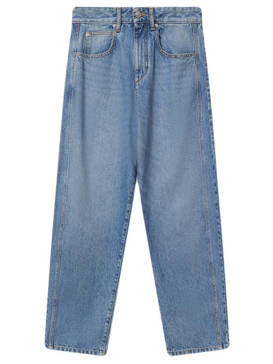 26FW 이자벨마랑 오리안 페이디드 데님 배럴 진 PA0584FAD1H04I 30LU LIGHT BLUE