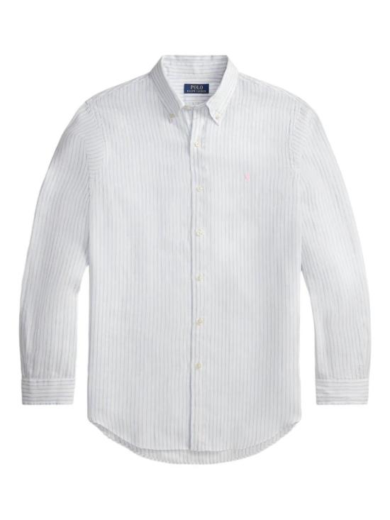 26SS 폴로 랄프로렌 긴팔 셔츠 710B15594004 WHITE BLUE