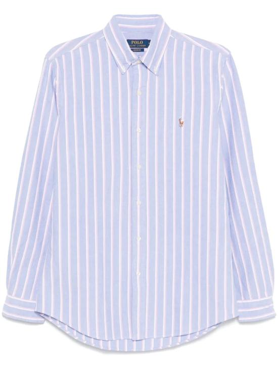 26SS 폴로 랄프로렌 포니로고 자수 옥스포드 셔츠 710928918002 BLUEPINK BLUE PINK