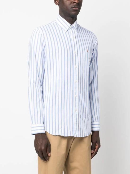 26SS 폴로 랄프로렌 커스텀핏 스트라이프 옥스포드 셔츠 710906622001 BLUEWHITE BLUE WHITE - POLO RALPH LAUREN
