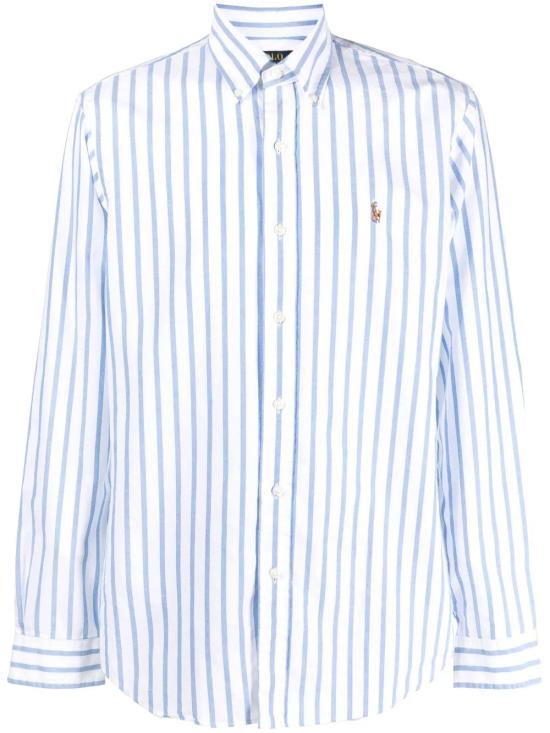 26SS 폴로 랄프로렌 커스텀핏 스트라이프 옥스포드 셔츠 710906622001 BLUEWHITE BLUE WHITE