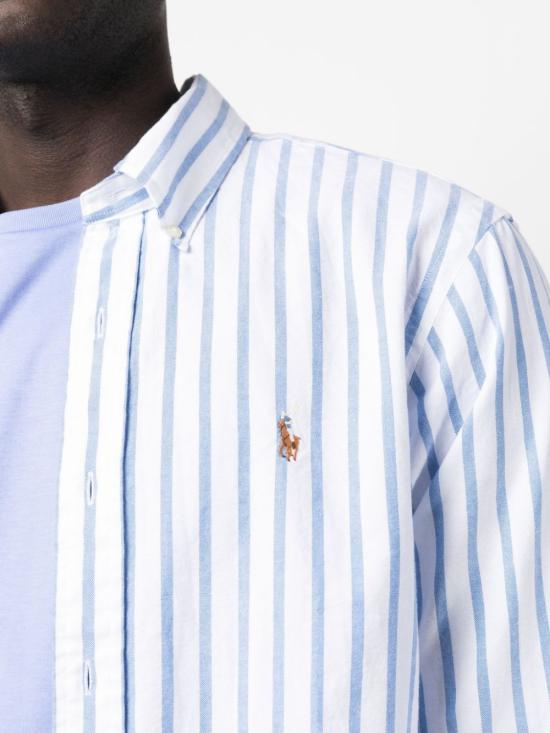 26SS 폴로 랄프로렌 커스텀핏 스트라이프 옥스포드 셔츠 710906622001 BLUEWHITE BLUE WHITE - POLO RALPH LAUREN