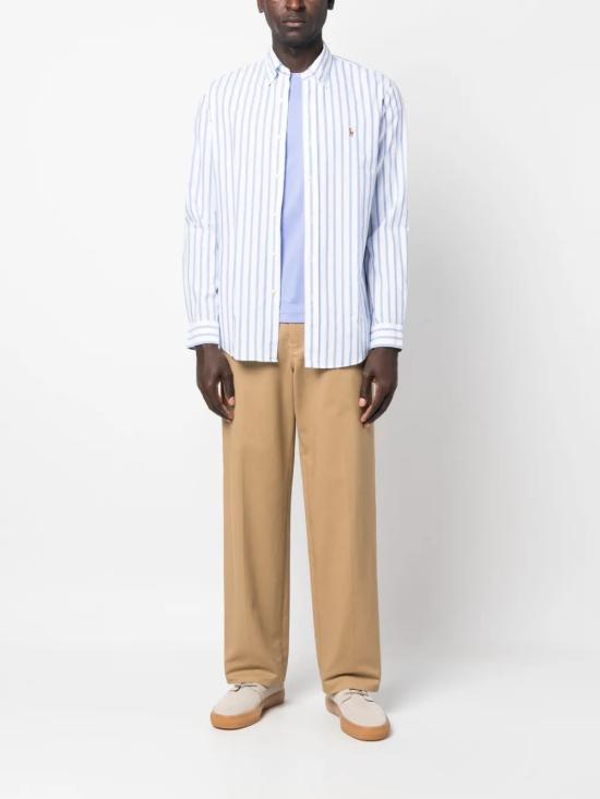 26SS 폴로 랄프로렌 커스텀핏 스트라이프 옥스포드 셔츠 710906622001 BLUEWHITE BLUE WHITE - POLO RALPH LAUREN