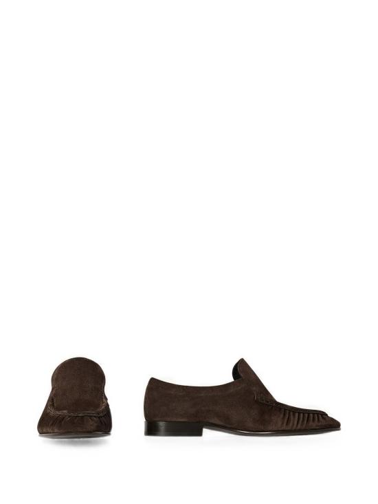 26FW 더로우 소프트 모카신 F1923L805 LQB LACQUER BROWN - THE ROW