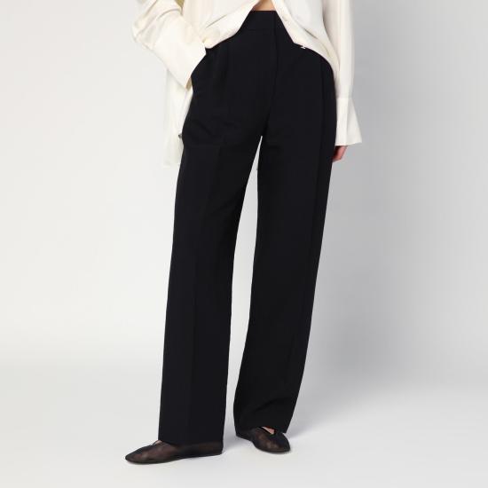 26SS 더로우 울 앤 린넨 릴라 팬츠 8719W3677 BLK BLACK