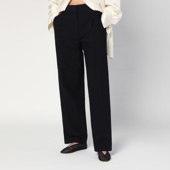 26SS 더로우 울 앤 린넨 릴라 팬츠 8719W3677 BLK BLACK - THE ROW