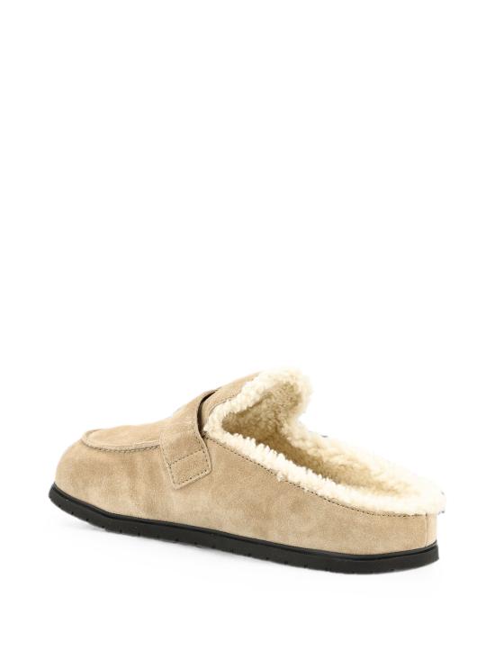 26FW 프라다 스웨이드 셔링 뮬 스웨이드 셔링 뮬 1R548OFZF10JFT F0F24 DESERTO - PRADA