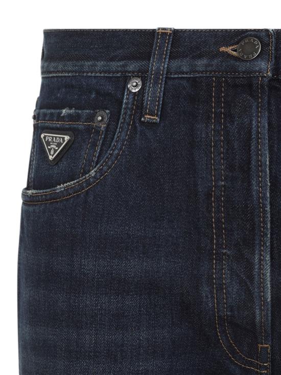 26FW 프라다 블루 데님 팬츠 GFP541SOOO19VI F0008 BLEU - PRADA