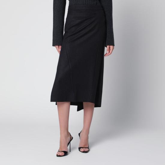 26FW 빅토리아 베컴 스커트 1326WSK007362DWO DG GREY