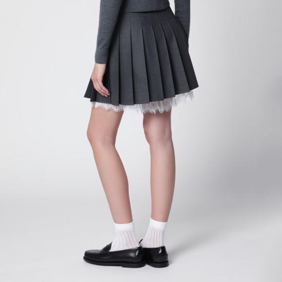 26FW 셀프 포트레이트 스커트 PF26006SKWO GR GREY - SELF PORTRAIT