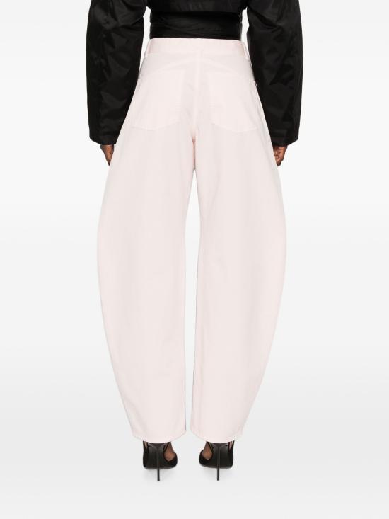 26FW 알라이아 스트레이트 팬츠 AA9P1215D028DDE 416 PINK - ALAIA