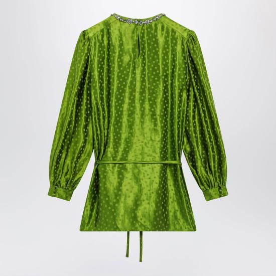 26FW 발렌티노 가라바니 미디 원피스 9B3AEC40AB8 0LD GREEN - VALENTINO GARAVANI