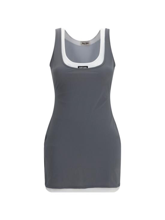 26FW 미우미우 미디 원피스 MF6438OOO122R F0276 GREY