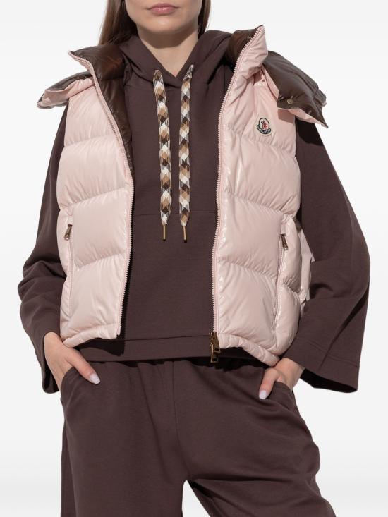 26FW 몽클레어 패딩 조끼 1A00005597EU 519 PINK - MONCLER