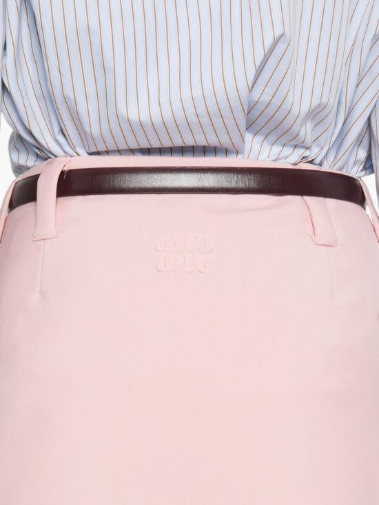 26FW 미우미우 스커트 MG2758OOO12I1 F0924 PINK - MIU MIU