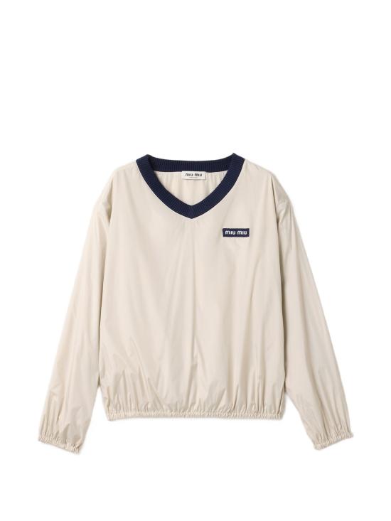 26FW 미우미우 긴팔 티셔츠 MT2247OOO1904 F0D91 BEIGE