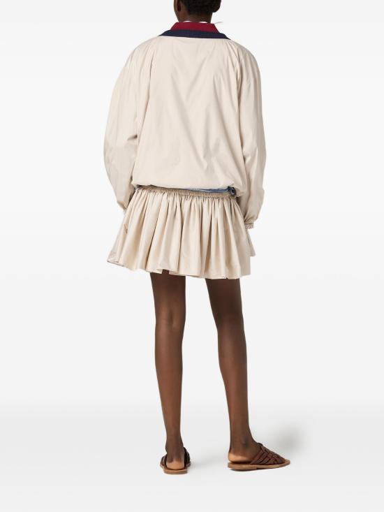 26FW 미우미우 긴팔 티셔츠 MT2247OOO1904 F0D91 BEIGE - MIU MIU