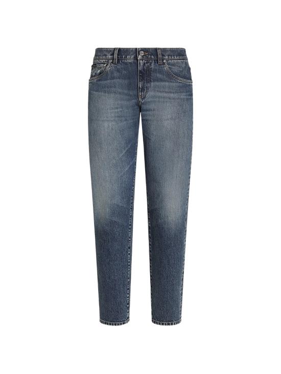 26FW 돌체앤가바나 스트레이트 팬츠 GY07CDG8PK5 S9001 BLUE
