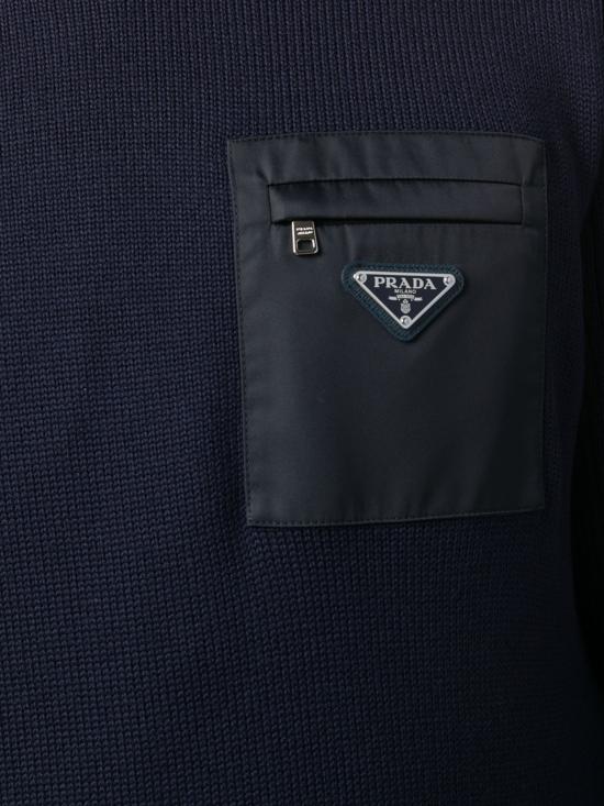 26FW 프라다 스웨터 UMB049WMO1W4X F0008 BLUE - PRADA