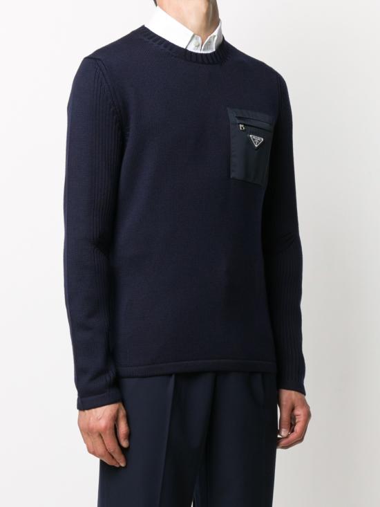 26FW 프라다 스웨터 UMB049WMO1W4X F0008 BLUE - PRADA
