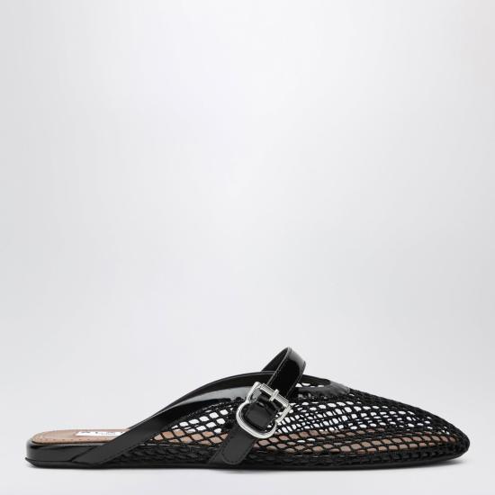 26FW 알라이아 뮬/슬리퍼 AA3A1035A028NY 999 BLACK