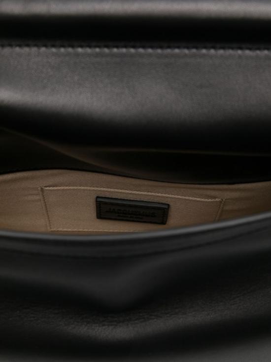 26FW 자크뮈스 론드 까레 클러치 BAW00356AC27L14 990 BLACK - JACQUEMUS