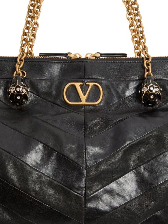 26FW 발렌티노 가라바니 토트백 9W2B0S70UYF 0NO BLACK - VALENTINO GARAVANI
