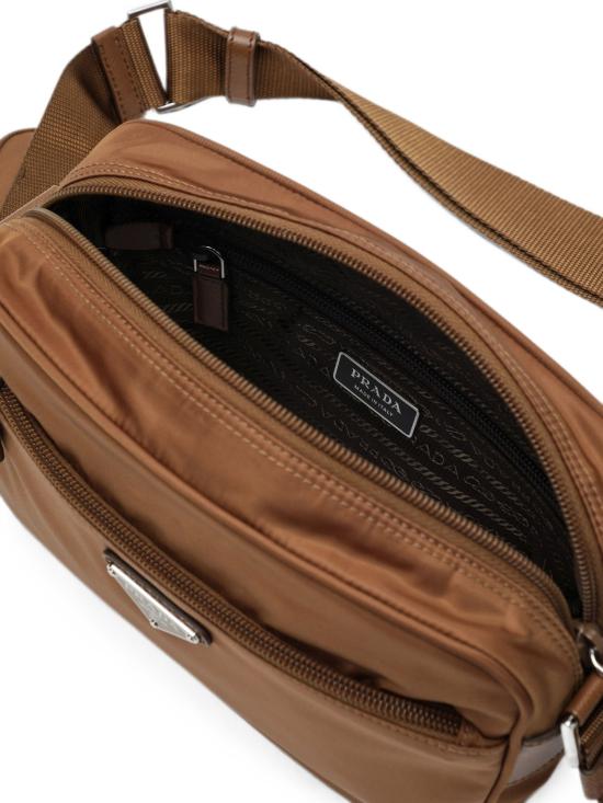 26FW 프라다 리나일론 렉탱글 숄더백 1BH226OOOR064 F0DFH BROWN - PRADA