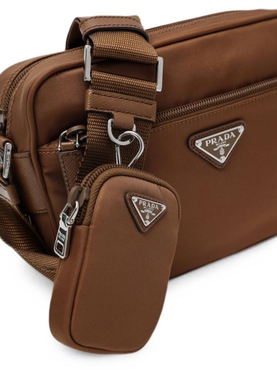 26FW 프라다 리나일론 렉탱글 숄더백 1BH226OOOR064 F0DFH BROWN - PRADA