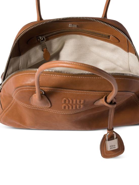 26FW 미우미우 토트백 5BB199OOO2BBL F098L BROWN - MIU MIU
