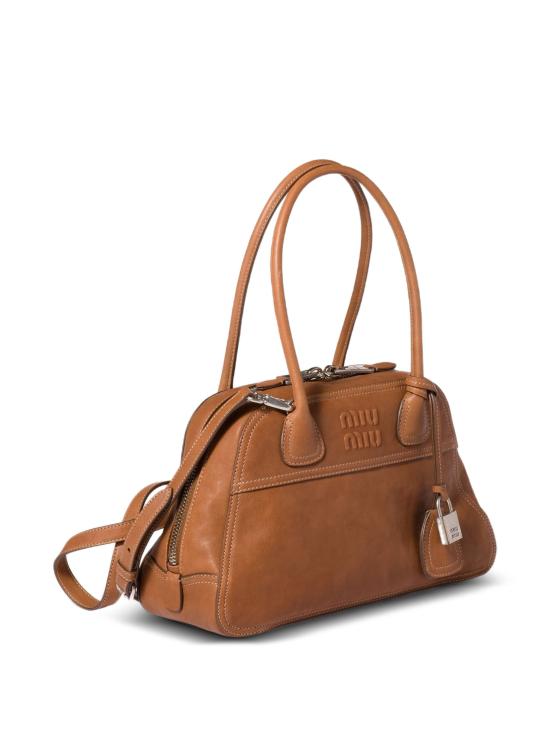 26FW 미우미우 토트백 5BB199OOO2BBL F098L BROWN - MIU MIU
