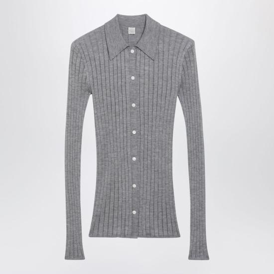 26FW 토템 셔츠 263WRT0836YA0293 074 GREY