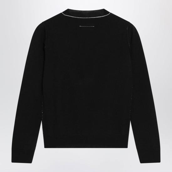 26FW MM6 메종마르지엘라 스웨터 S52HL0066M13037 900 BLACK - MM6 MAISON MARGIELA