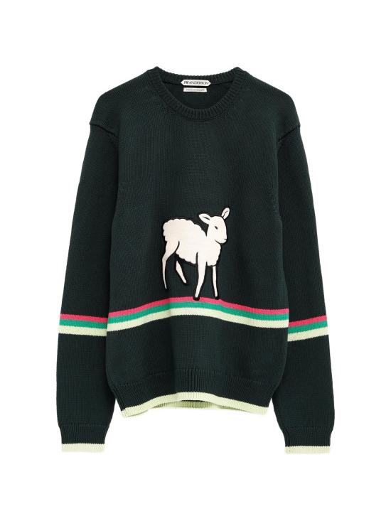 26FW JW앤더슨 스웨터 KW1622YN0515 088 GREEN