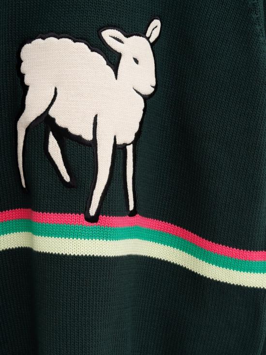 26FW JW앤더슨 스웨터 KW1622YN0515 088 GREEN - JW ANDERSON