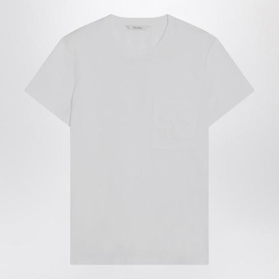 26FW 막스마라 반팔 티셔츠 PAPAIACO 001 WHITE