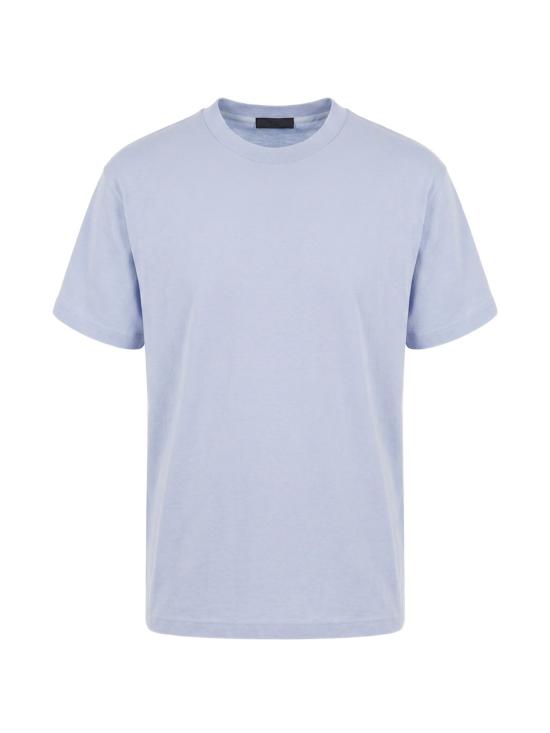 26FW 프라다 반팔 티셔츠 UJN21AOOO6341 F0012 LIGHT BLUE