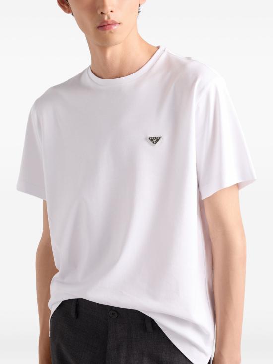 26FW 프라다 반팔 티셔츠 UJN954OOO240 F0009 WHITE - PRADA