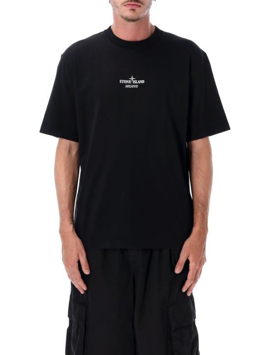 26FW 스톤 아일랜드 반팔 티셔츠 S152100033S0091 V0029 BLACK