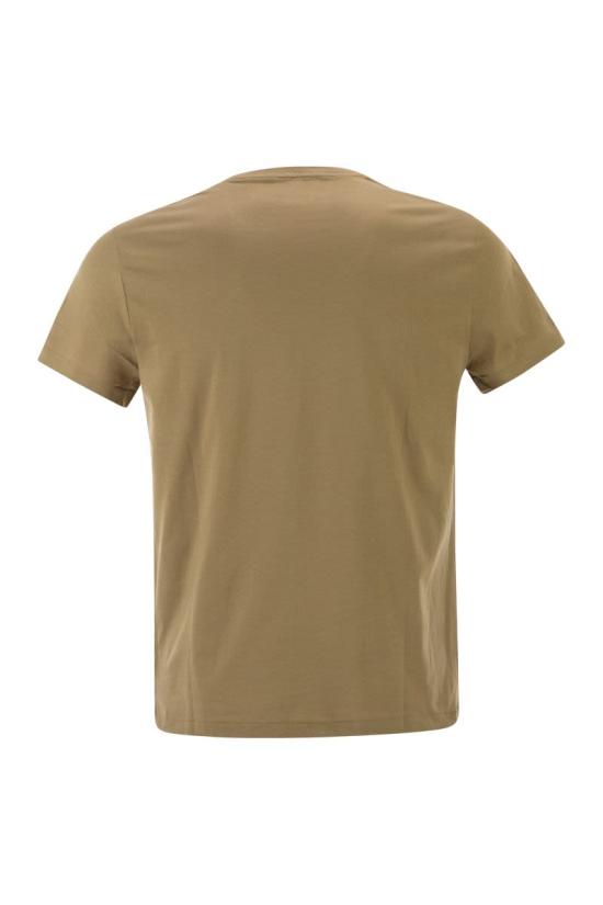 26FW 폴로 랄프로렌 포니로고 자수 반팔 티셔츠 710671438 329 KHAKI - POLO RALPH LAUREN