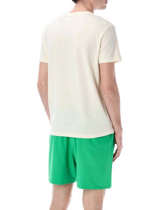 26FW 폴로 랄프로렌 포니로고 자수 반팔 티셔츠 710671438 350 CREAM - POLO RALPH LAUREN