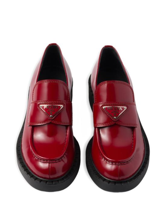 26SS 프라다 초콜릿 브러쉬드 레더 로퍼 1D246MFG050ULS F0003 MORO - PRADA