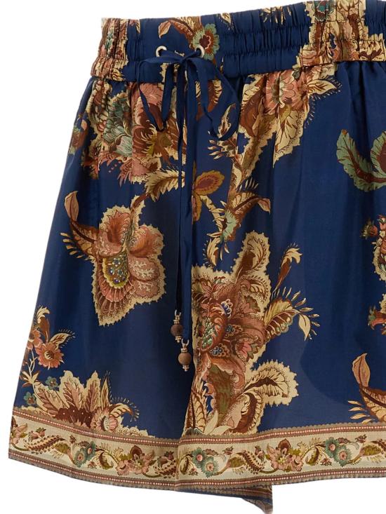 26FW 짐머만 스트레이트 팬츠 3497ASS261 NAVY JACOBEAN NJCO - ZIMMERMANN