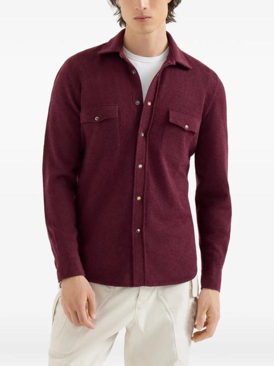 26FW 브루넬로 쿠치넬리 긴팔 셔츠 M3600276 C9763 - BRUNELLO CUCINELLI