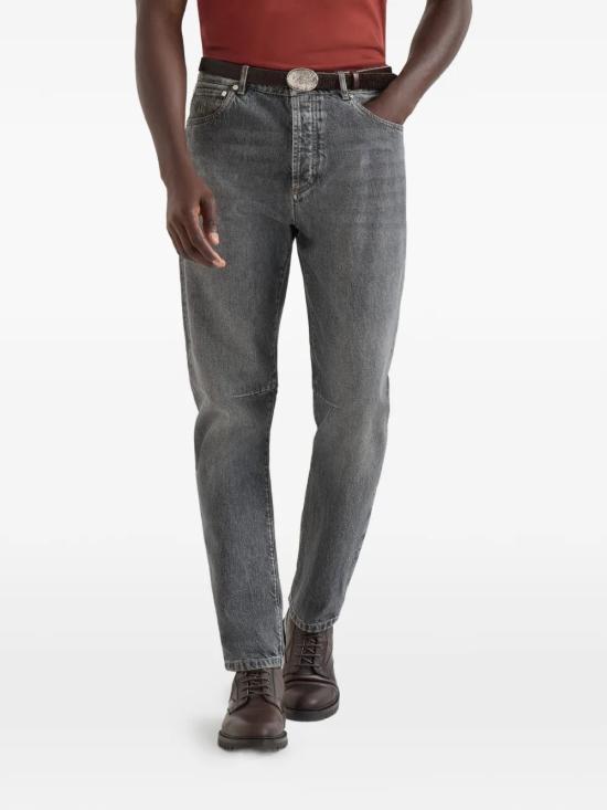 26FW 브루넬로 쿠치넬리 스트레이트 팬츠 M229PX1290 C1473 - BRUNELLO CUCINELLI