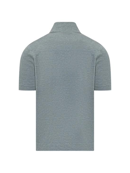 26SS 브루넬로 쿠치넬리 린넨 코튼 니트 폴로 셔츠 M2L00315 C7864 - BRUNELLO CUCINELLI